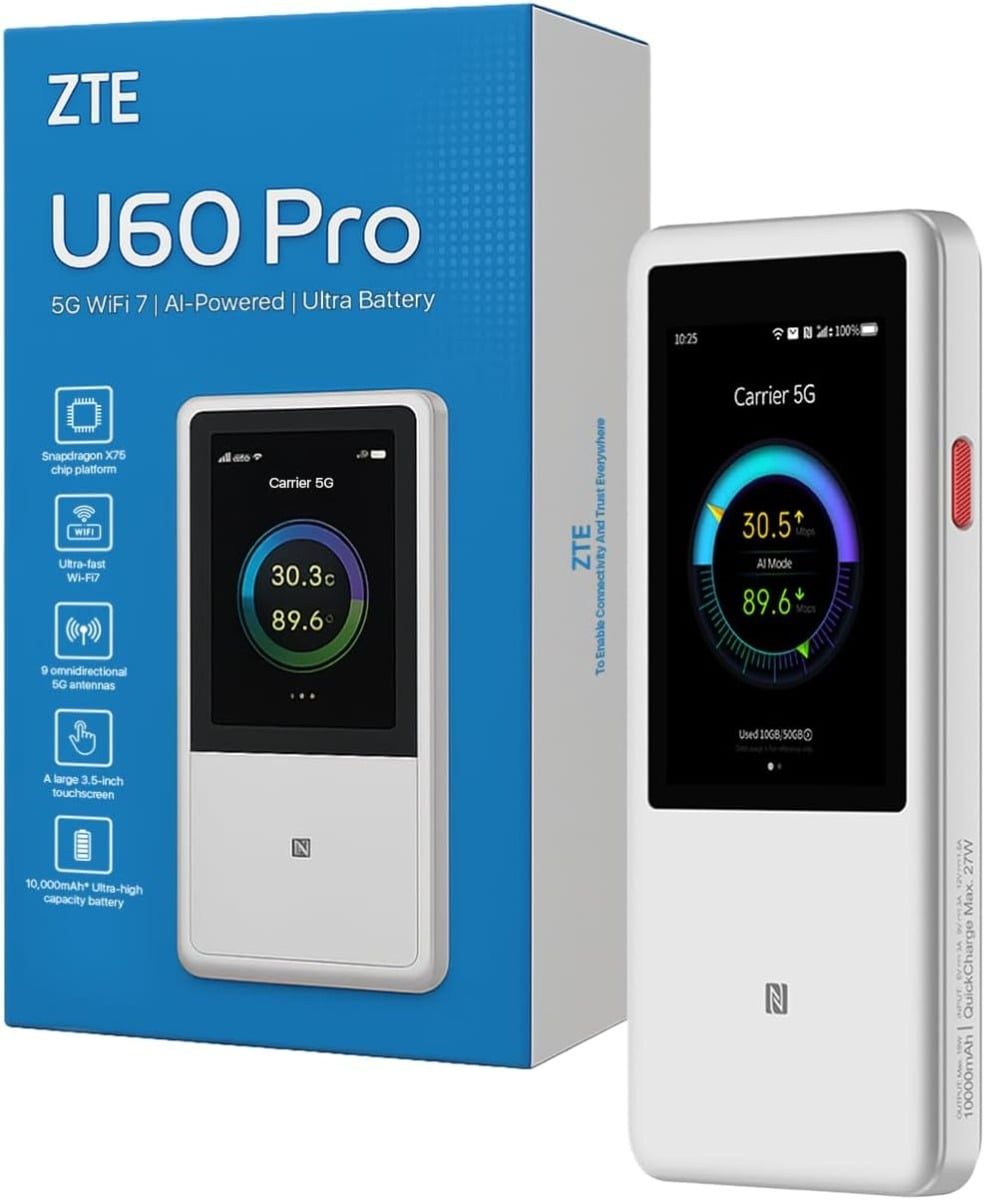 ZTE U60 Pro 5G Pocket WiFi Router photo 2